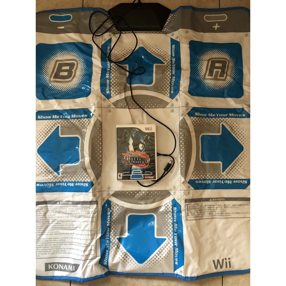 Dance Dance‎ Revolution DDR: Hottest Party Dance Pad Nintendo Wii, 2007